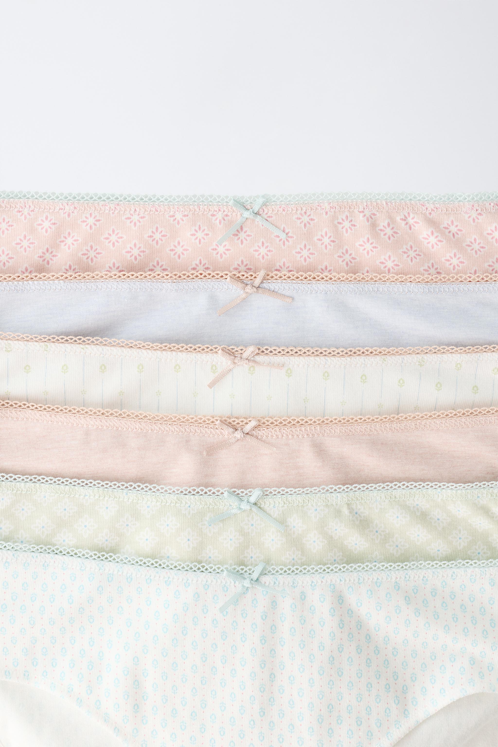 6-14 YEARS/ SIX-PACK OF GEOMETRIC PRINT UNDERWEAR